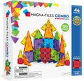 MAGNA-TILES Combo 46-Piece Magnetic Construction Set - Compact Starter