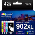 GPC Image Compatible 902XL 4-Pack Ink Cartridges - Value
