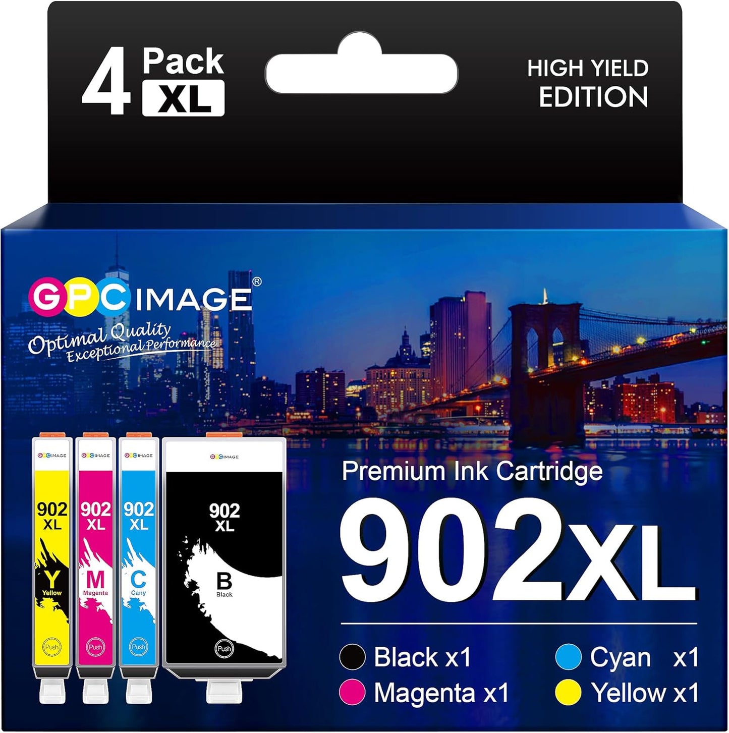 GPC Image Compatible Ink Cartridge Replacement for HP 902XL 902