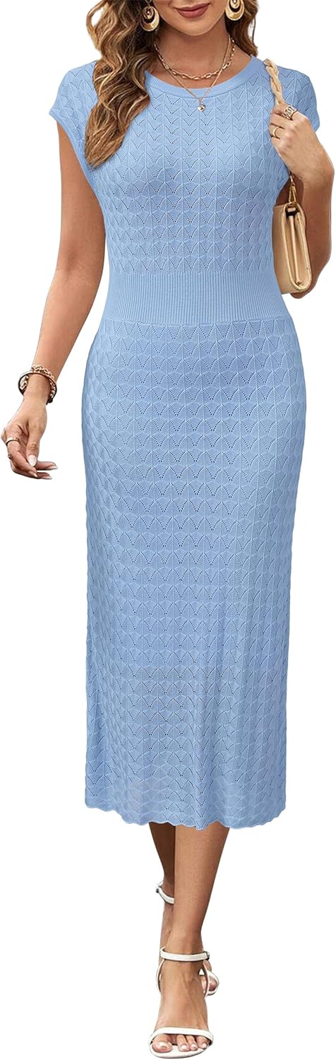 Newshows Women Fall Sweater Dresses for Business Casual Style