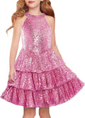 GRACE KARIN Girls Sequin Party Dress for Special Occasions