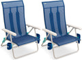 Shibumi Beach Chairs Set of 2 - Lightweight, Rustproof Comfort