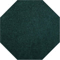 Forest Green Pet Friendly Area Rug - 6ft Octagon for Home