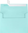 LUXPaper A7 Invitation Envelopes Seafoam Blue - Peel & Press Seal