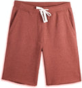 HARBETH Men's Casual Soft Cotton Elastic Fleece Jogger Shorts