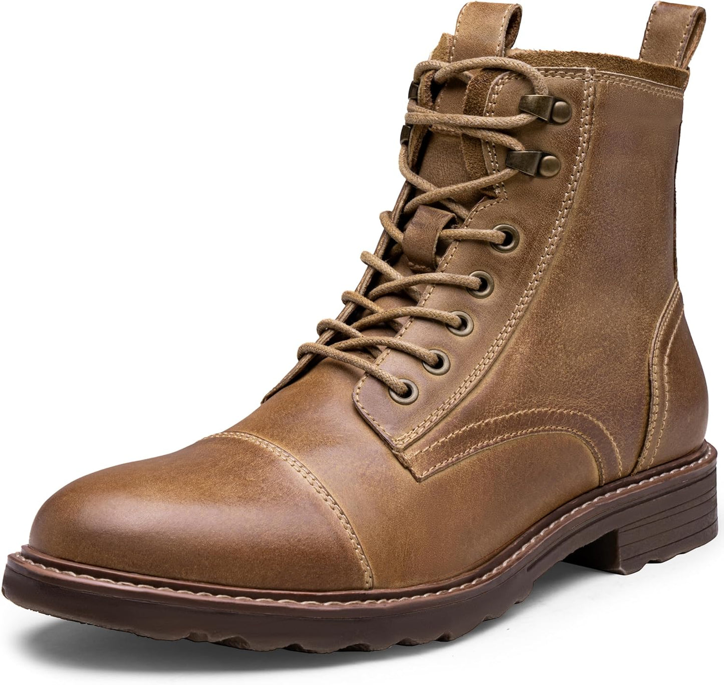 Vostey Mens Boots Motorcycle Casual Chukka Boots for Men