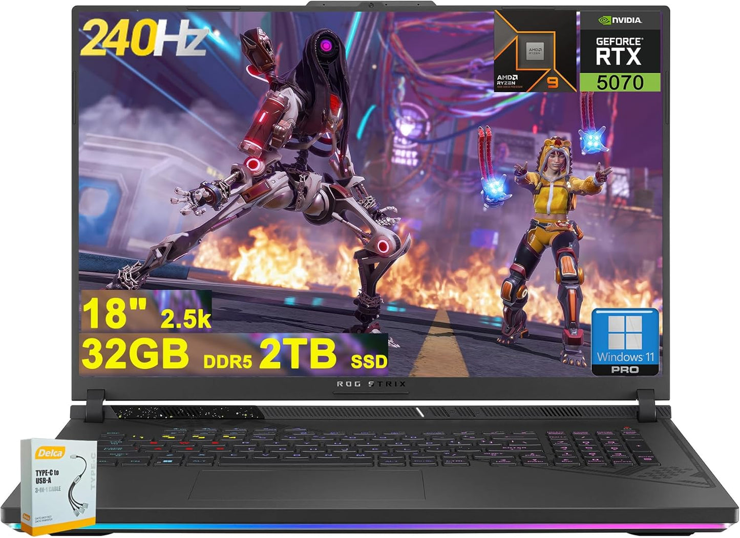 ASUS ROG Strix G18 G814 Gaming Laptop with Ryzen 9 Power