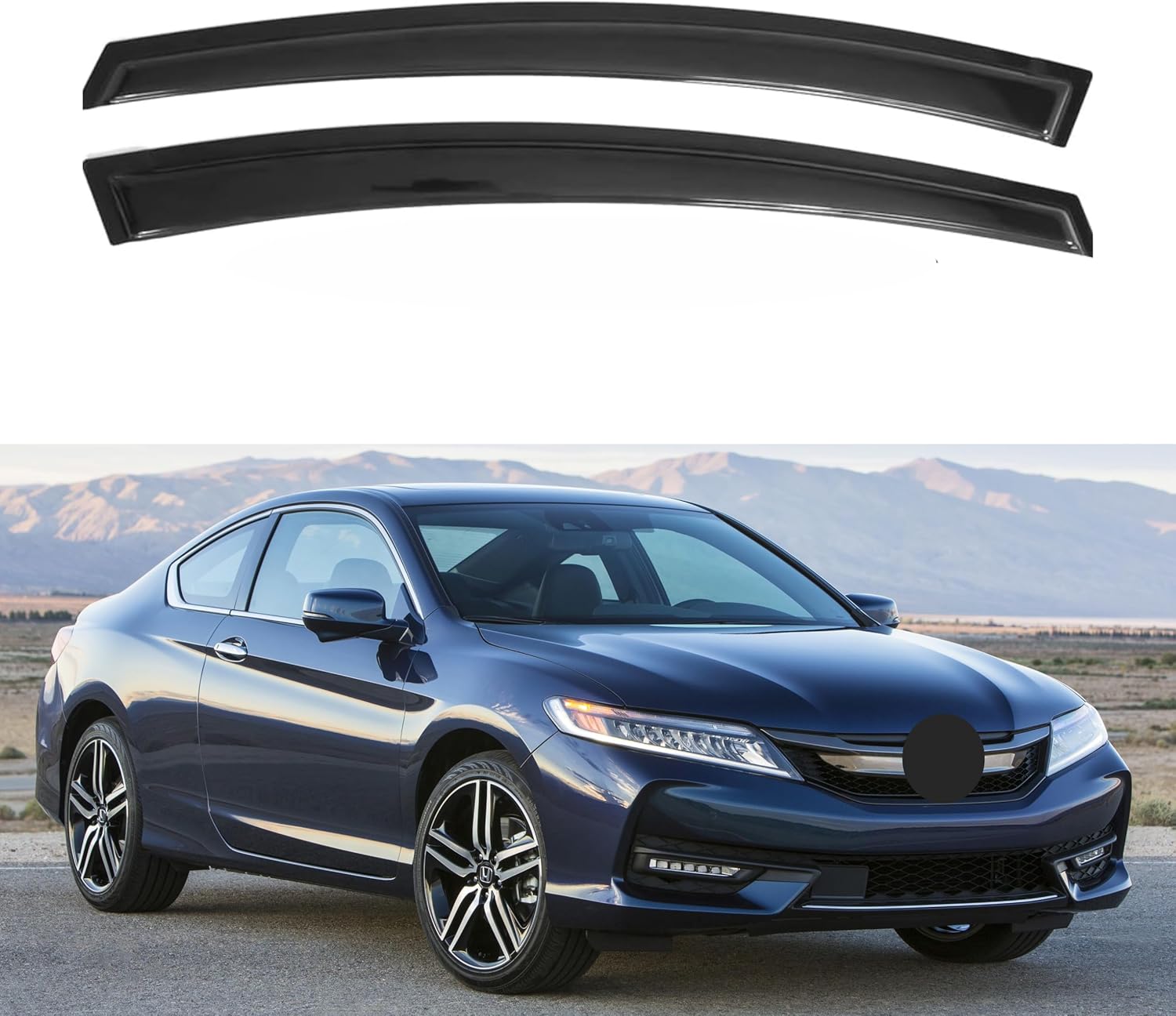IG Window Visor for Honda Accord Coupe 2013-2017 - Durable Rain Guard