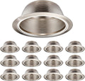 6 Inch Recessed Light Trim with Detachable Ring - Satin Nickel