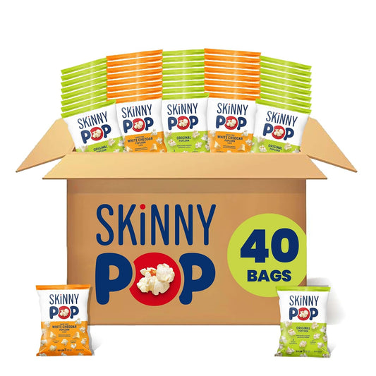 SkinnyPop Variety Pack - Gluten Free & Non-GMO Snack Bags