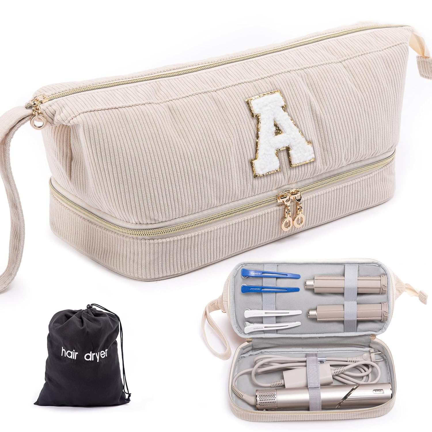 Compact Hair Dryer Travel Case - ELCUPA