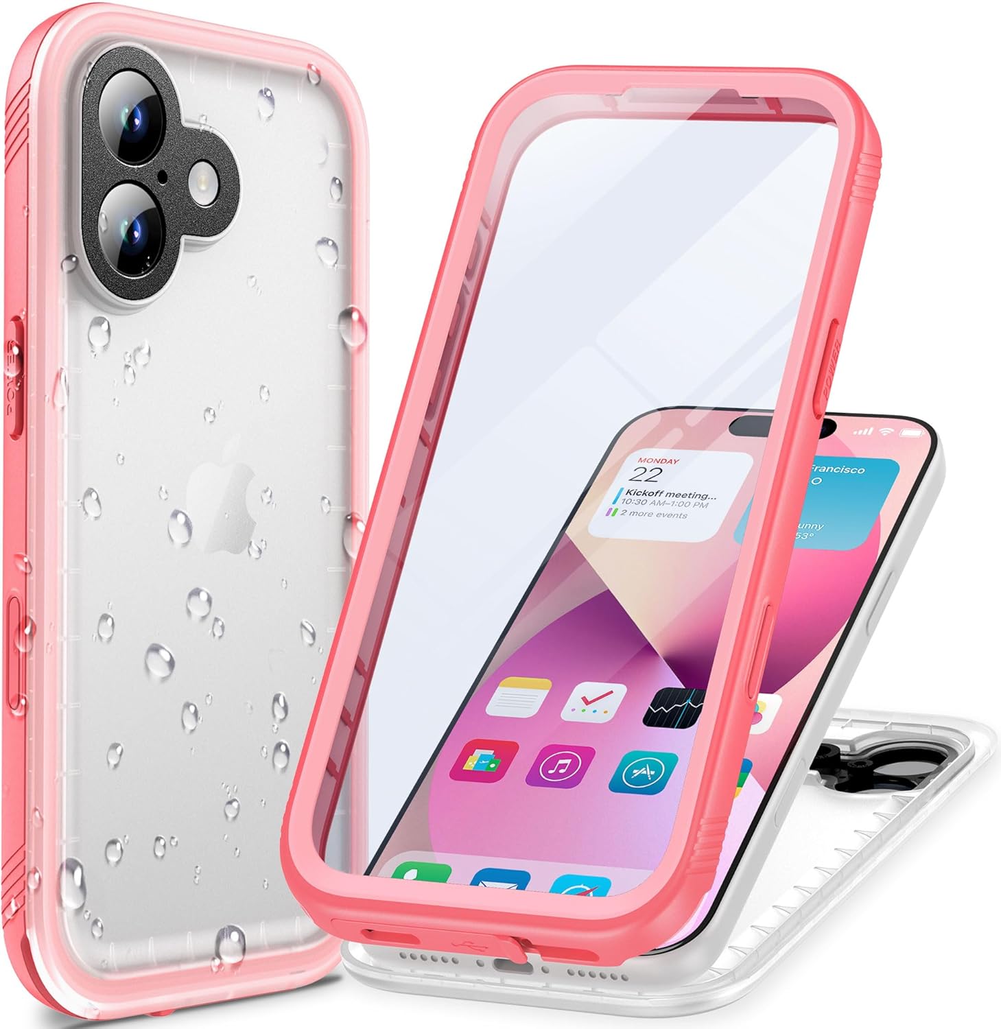 Cozycase TOP Waterproof Case for iPhone 17 - Shockproof Design