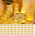 kolpop 50 Pack LED Fairy Lights 7FT 20 LED Warm White - Long Battery