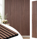 DOLLAR BOSS Acoustic Wood Panels 94.5 in x 7.9 in 2-Pack