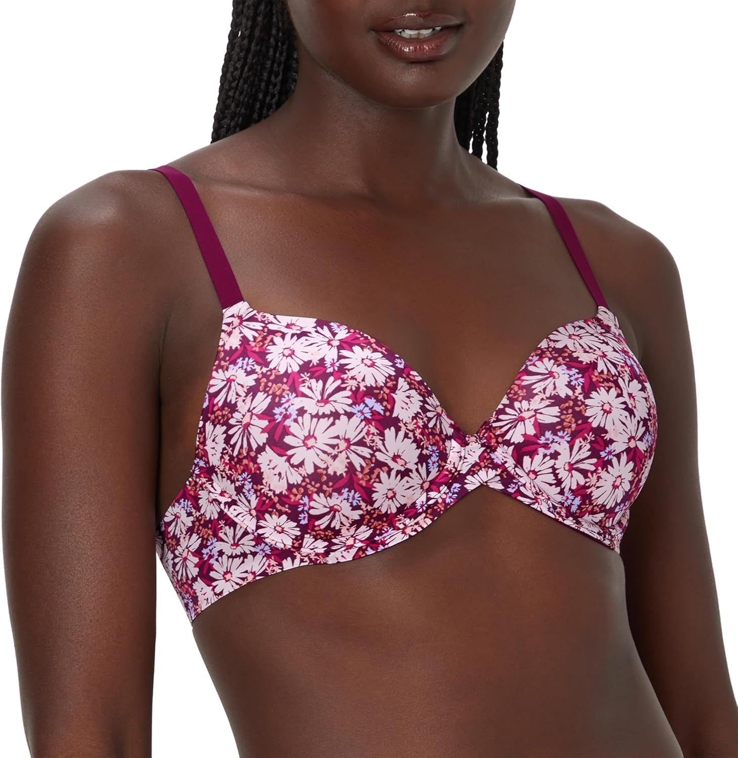 Maidenform Underwire One Fab Fit Demi T-Shirt Bra for Women