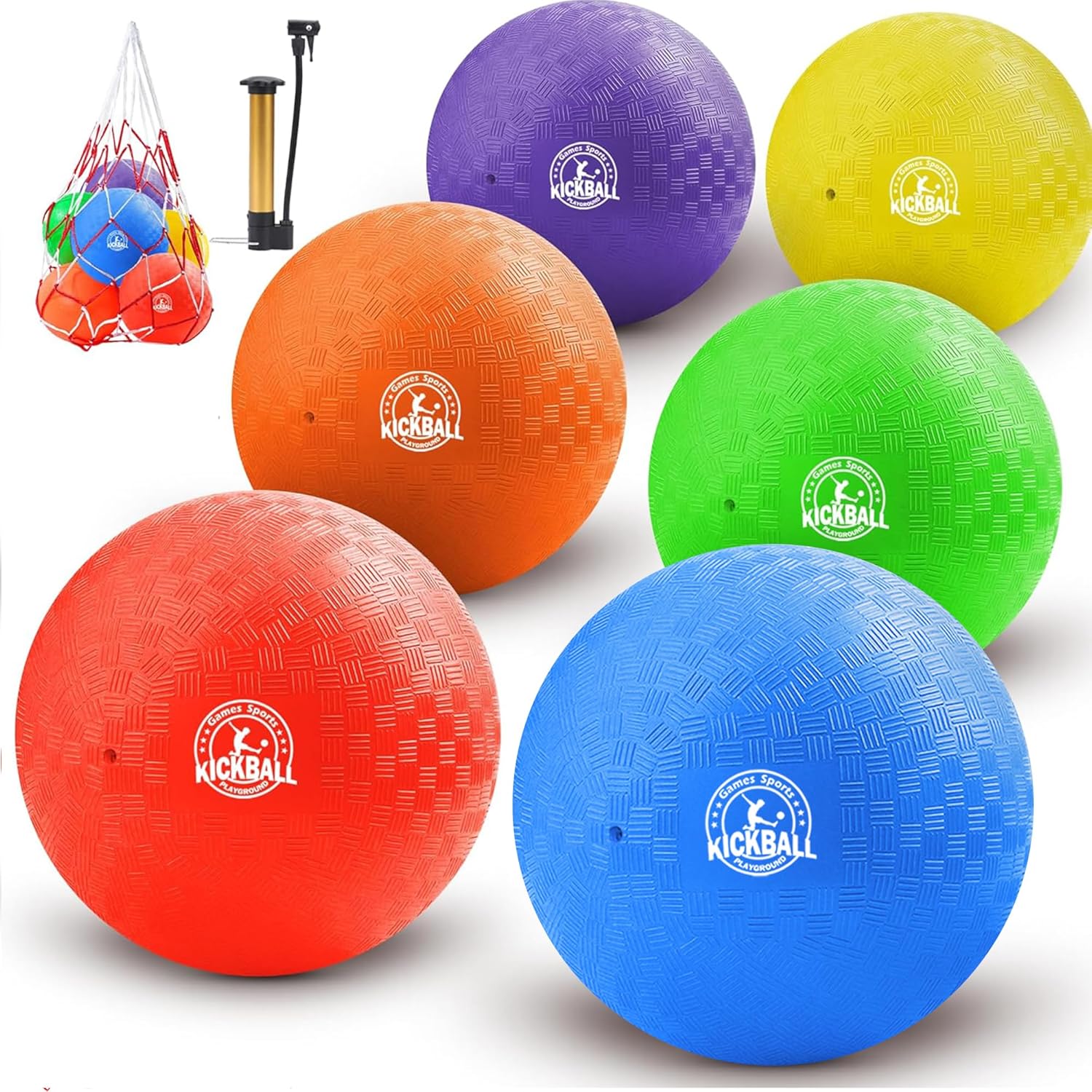 10 Inch Kickball Playground Balls for Kids and Adults Fun