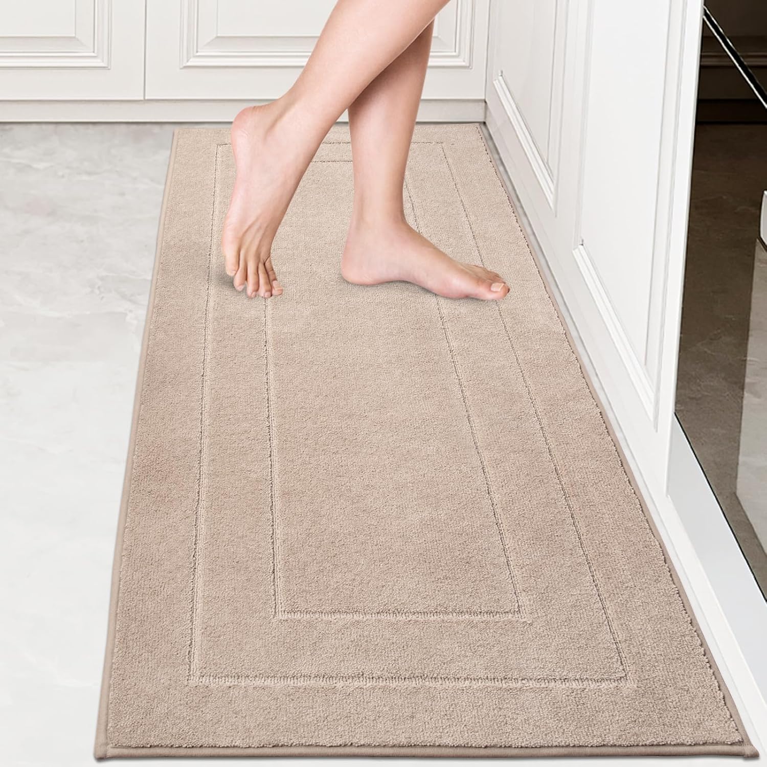 Machine Washable Kitchen Runner Rug for Comfort and Safety