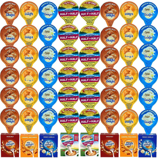 100 Mini Coffee Creamer Variety Pack - Perfect for Anywhere!