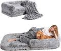 Foldable Human Dog Bed 72in x 44in x 11in - Orthopedic Memory Foam