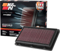 K&N High-Flow Lifetime Engine Air Filter - Boost Power & Reusable
