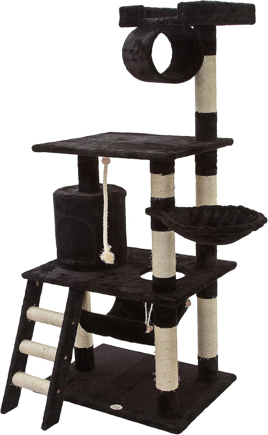 62 Tall Cat Tree with Scratching Post for Indoor Cats
