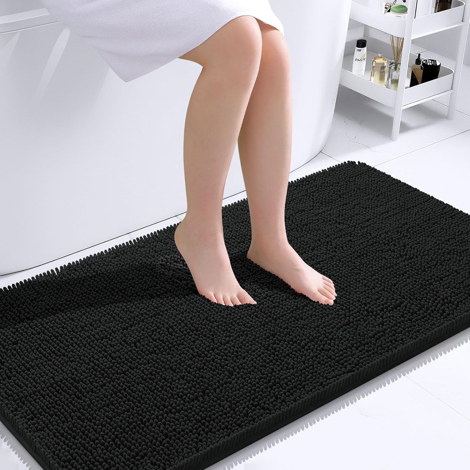 OLANLY Extra Soft Chenille Bath Rugs for Ultimate Comfort