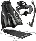 Frameless Snorkel Mask Fin Set for Ultimate Snorkeling Fun