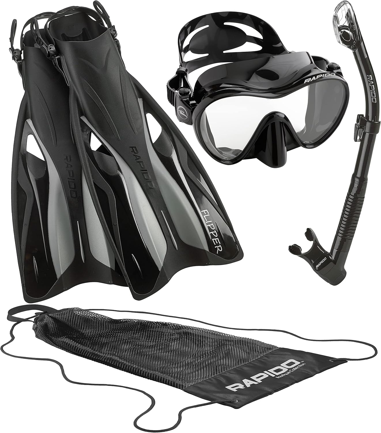 Frameless Snorkel Mask Fin Set for Ultimate Snorkeling Fun