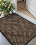 DEXI Front Door Mat 32x48 - Heavy Duty Rubber Backed Doormat