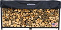 Woodhaven 8-Foot Firewood Rack - Heavy-Duty 1/2 Cord Lumber Storage