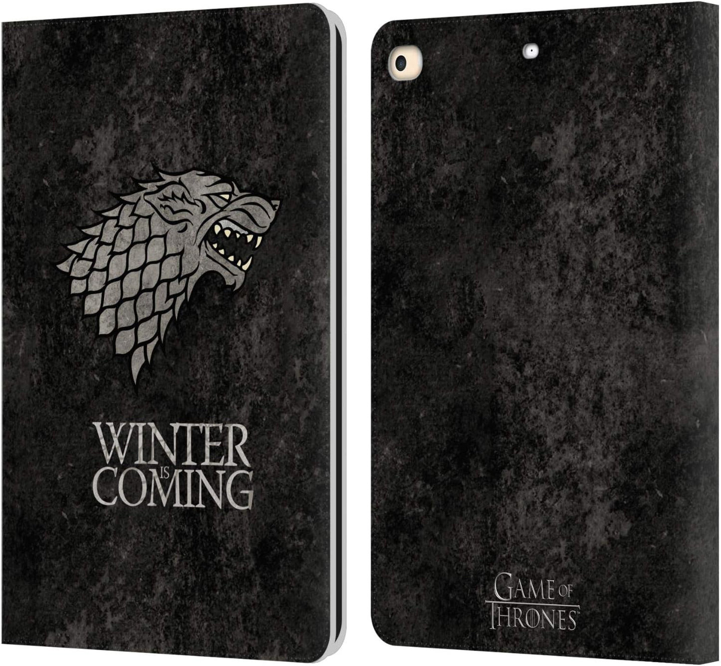 Game of Thrones Stark Dark Distressed Look Leather Wallet Case
