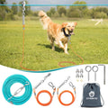 Professional Dog Runner Trolley System - Heavy Duty 200ft Zip Line