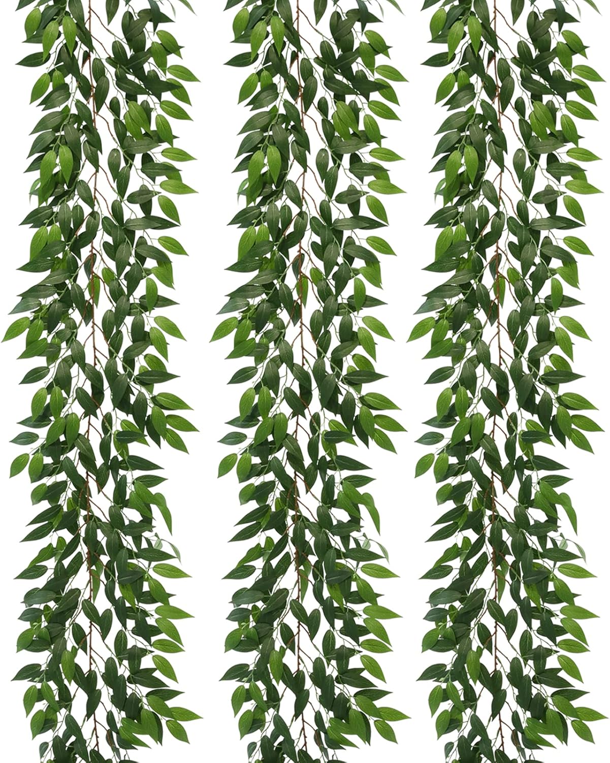 3 Strands Italian Ruscus Artificial Vines for Home Decor