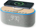 uscce Alarm Clock Bluetooth FM Radio - 10W Stereo Speaker and Fast