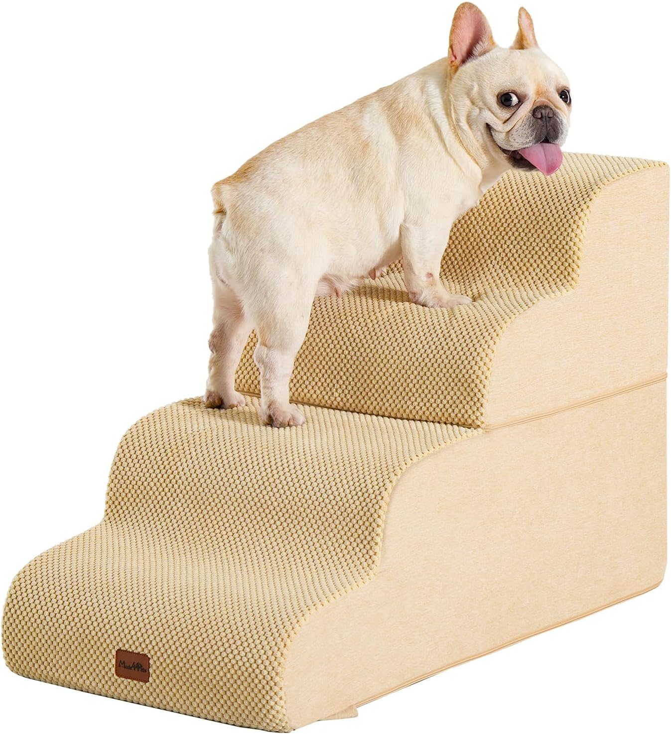 Made4Pets Dog Stairs Ramp for Bed - Comfortable Pet Steps