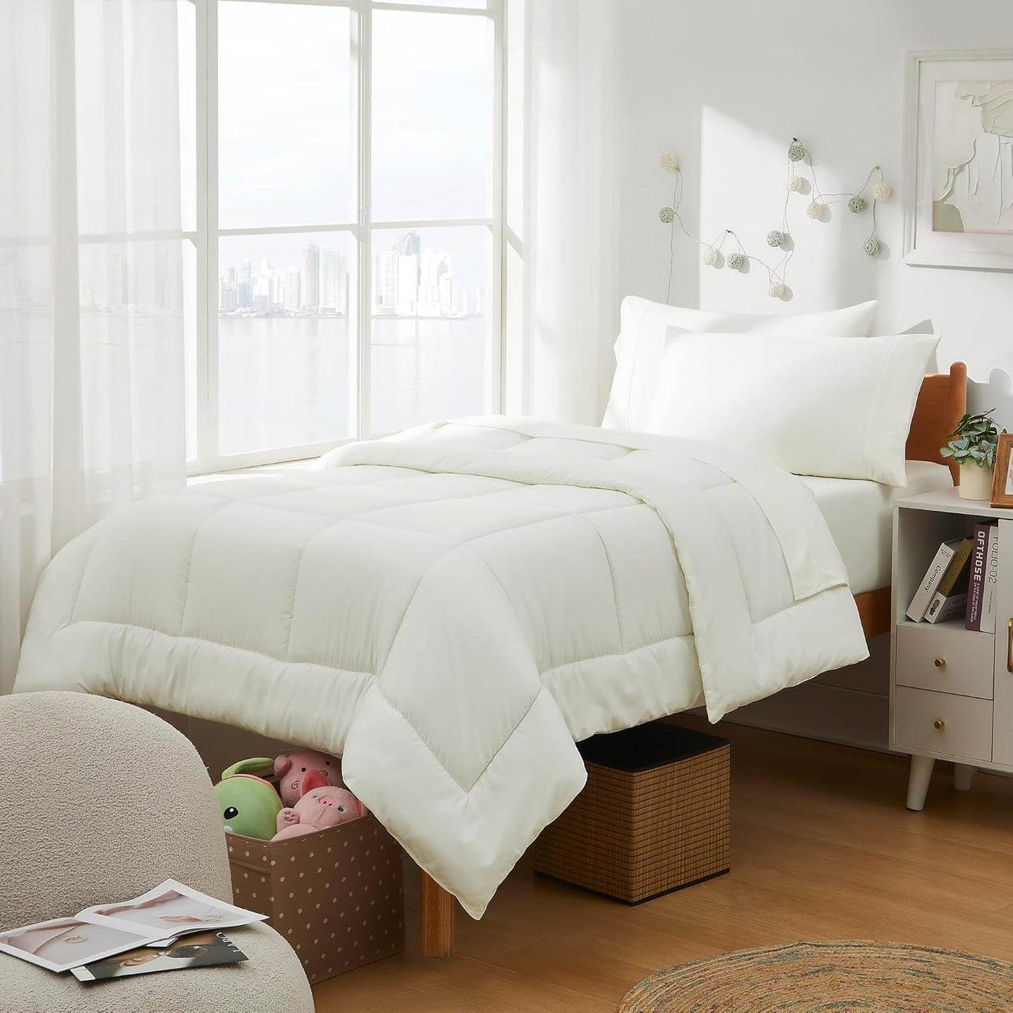 Dorm Room Essentials Twin XL Comforter Set for College Students