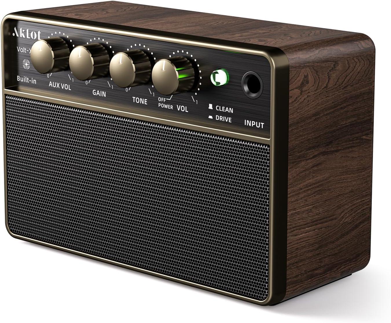 AKLOT Guitar Amp Portable Rechargeable: 10W Mini Electric Amplifier