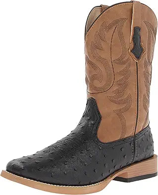 Roper Men's Basic Square Toe Western Boot for Comfort and Style