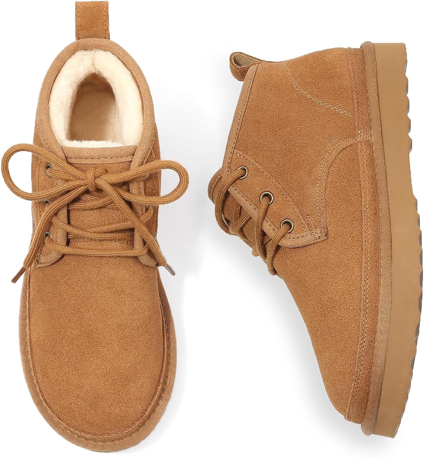 Litfun Fur Lined Ankle Boots for Women: Cozy Winter Footwear