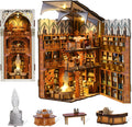 Book Nook Kit DIY Miniature House Kit - Public Library Reading Room