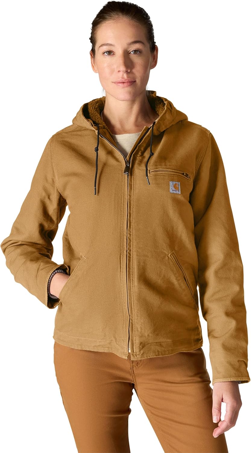 Carhartt Women's Loose Fit Washed Duck Sherpa Lined Jacket Review