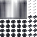 20 PCS Magnetic Zip Tie Mounts with Neodymium Magnets for Cables