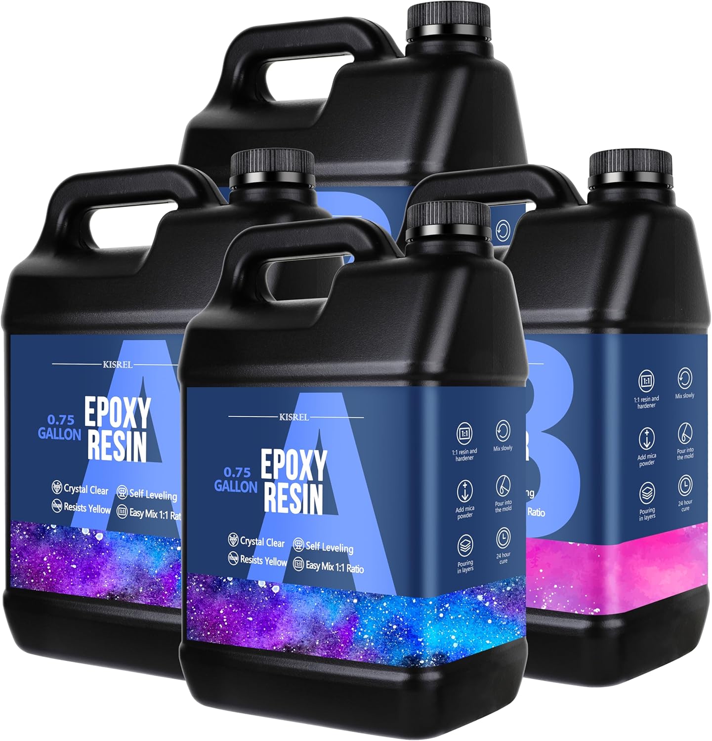 KISREL Epoxy Resin Kit for Art Crafts and Jewelry Making