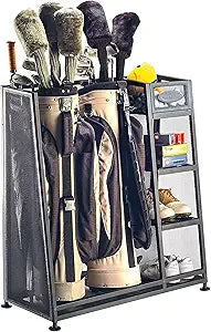 Suncast Rack Golf Equipment Organizer for Garage and Shed