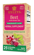 Hyleys Beet & Green Tea with Pomegranate Flavor - Herbal Energy Tea