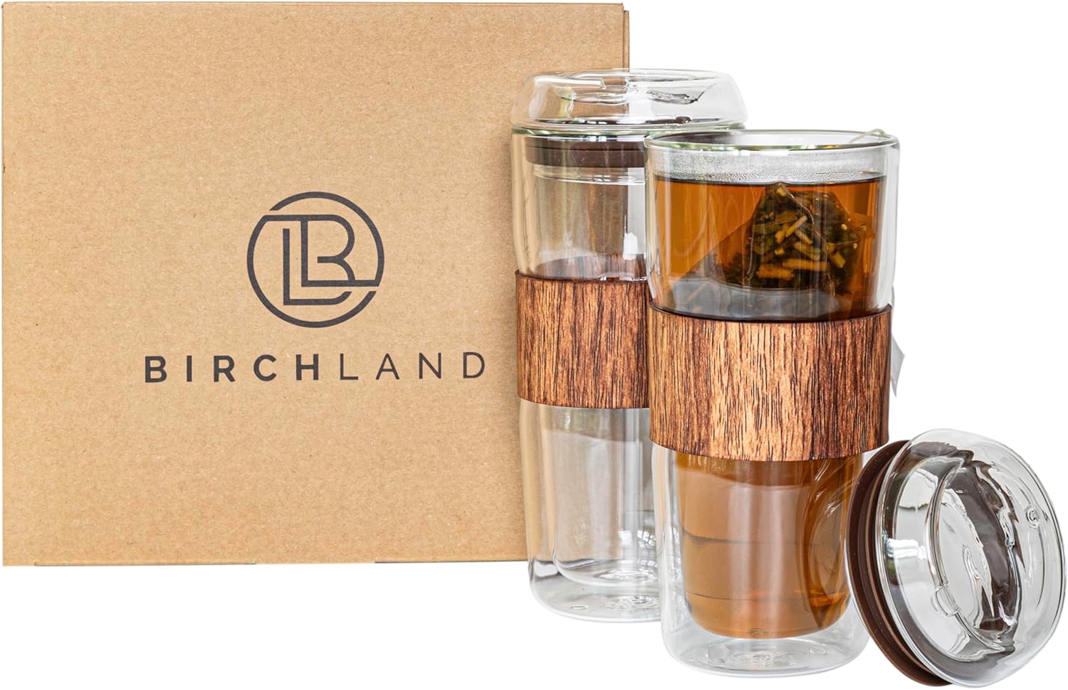 All Glass Double Wall 14 oz Coffee Cups for Pure Taste Enjoyment
