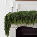 9FT Cedar Garland 2-Pack with 240 Pine Tips - Lush Faux Evergreen