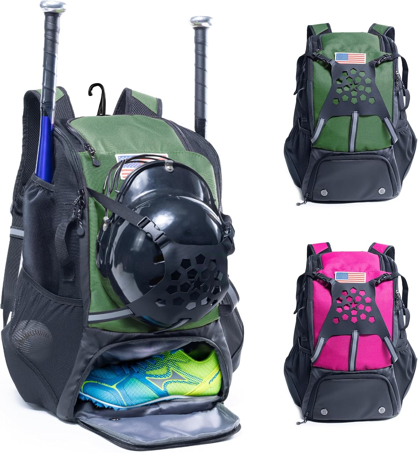Baseball Backpack for Youth, Boys, and Adults - Perfect Gear Bag