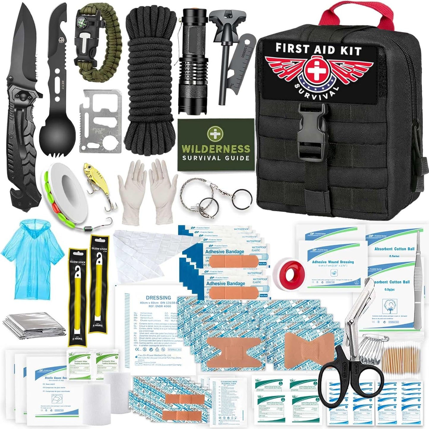 VEITORLD 12-in-1 Survival Gear - Essential Gift for Him