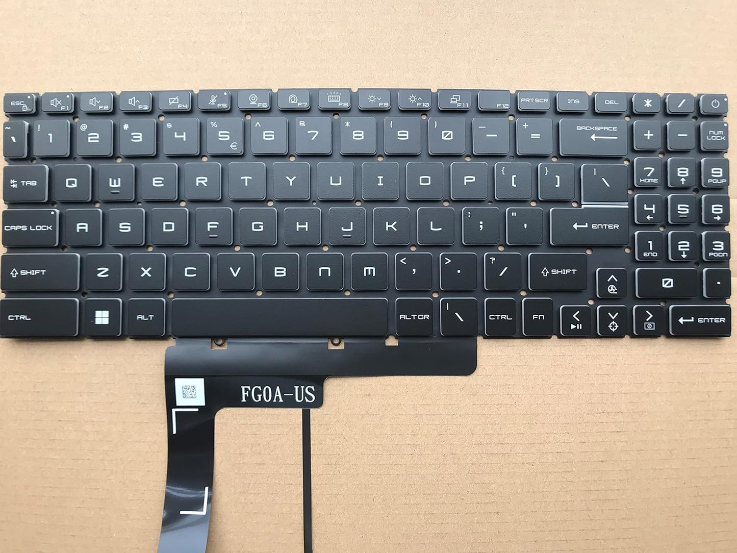 Original New MSI Pulse GL66 11UEK Gaming Laptop RGB Keyboard